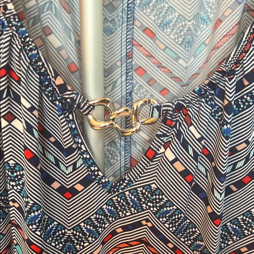 Notations Multicolor Chevron Top - Picture 5 of 6